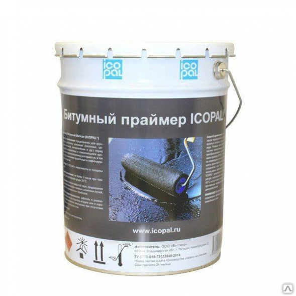 ИКОПАЛ праймер битумный 16 л (12кг) (44шт/пал) (5955)