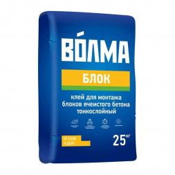 Клеевая смесь Волма-Блок F35 цементная монтажная 25кг (56шт/пал)