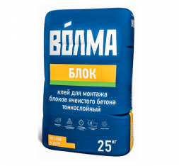 Клеевая смесь Волма-Блок F35 цементная монтажная мороз. 25кг (56шт/пал)
