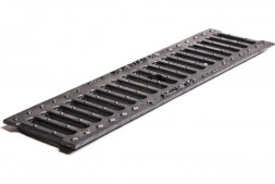 Решетка чугунная щелевая РЧЩ Norma DN100 В125 500*136*15 (арт.31013В)(10487)