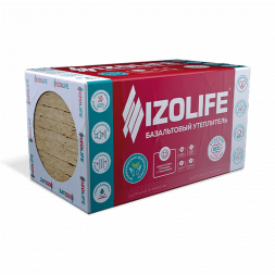 Утеплитель IZOLIFE СТ 50 ОПТИМА Пл.40 (1200*600*50) 5,76м2; 0,288м3 (8 плит)(24уп/пал)