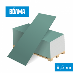 Гипсокартон ГКЛВ Волма 9,5мм (65)