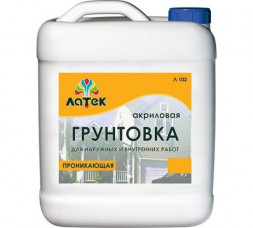Грунтовка Латек Л102 10л для вн. и нар. работ