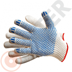 Перчатки 7,5 класс (6) с ПВХ