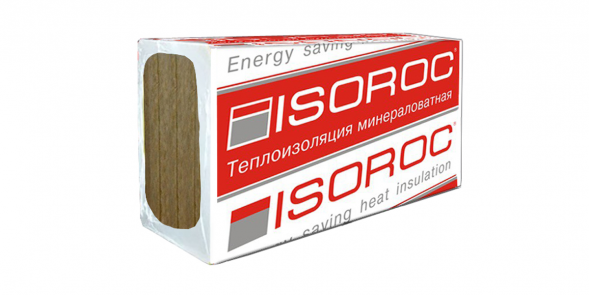 Утеплитель Изорок Изовент (90кг/м3) (1000*600*50) 4,8м2; 0,24м3